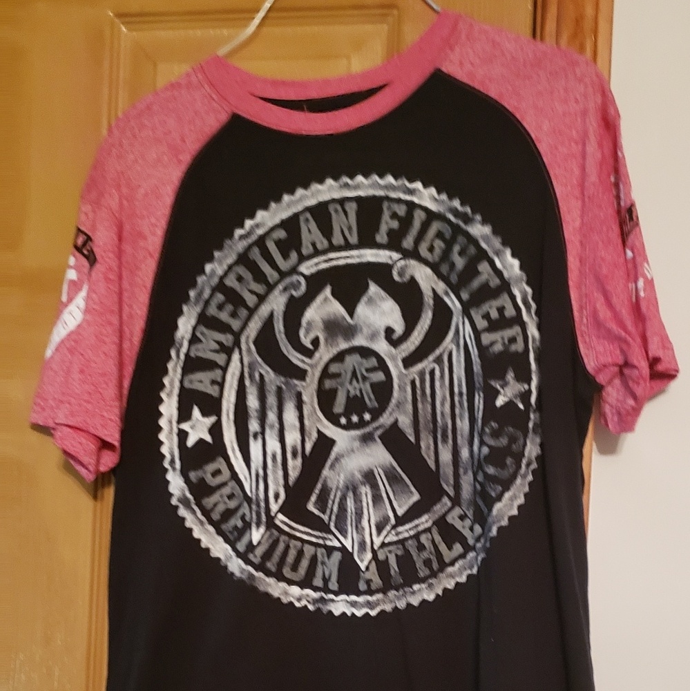 American fighter men's tshirt
